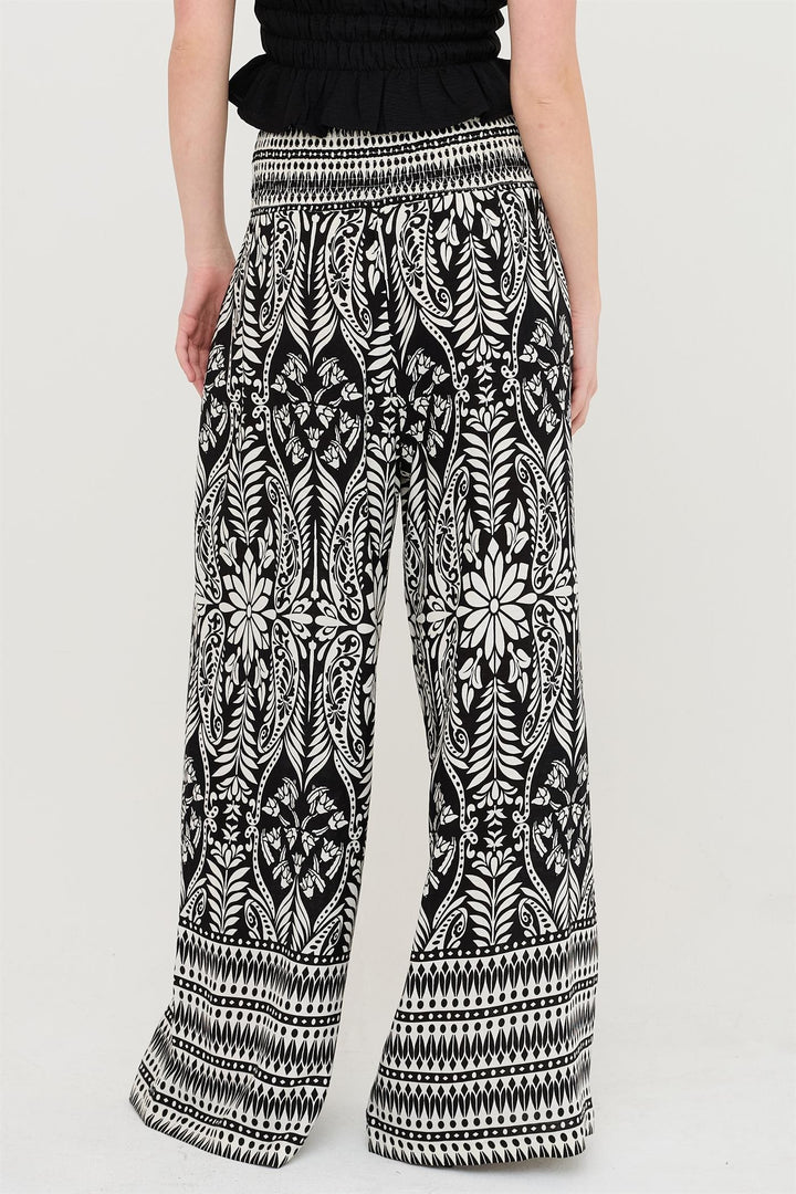 Midnight Garden Smocked Pants