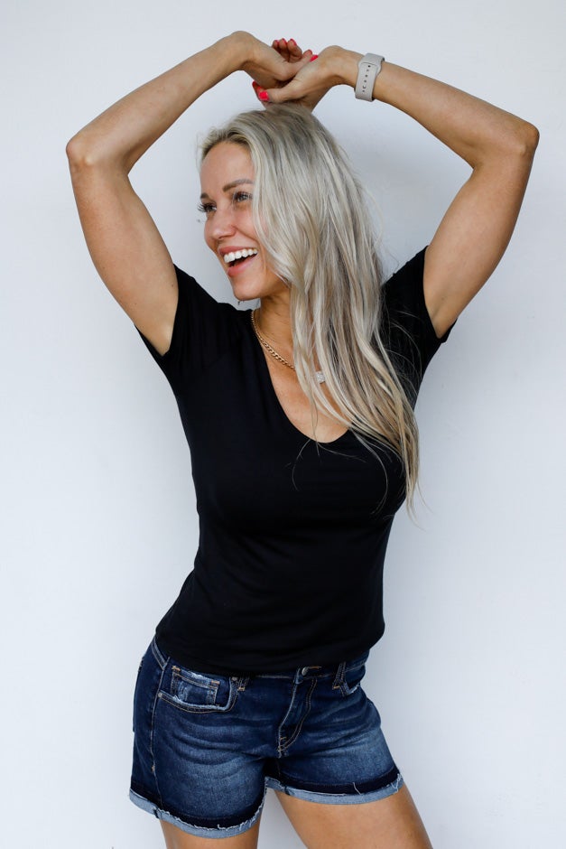 Everyday Essentials V-Neck Top