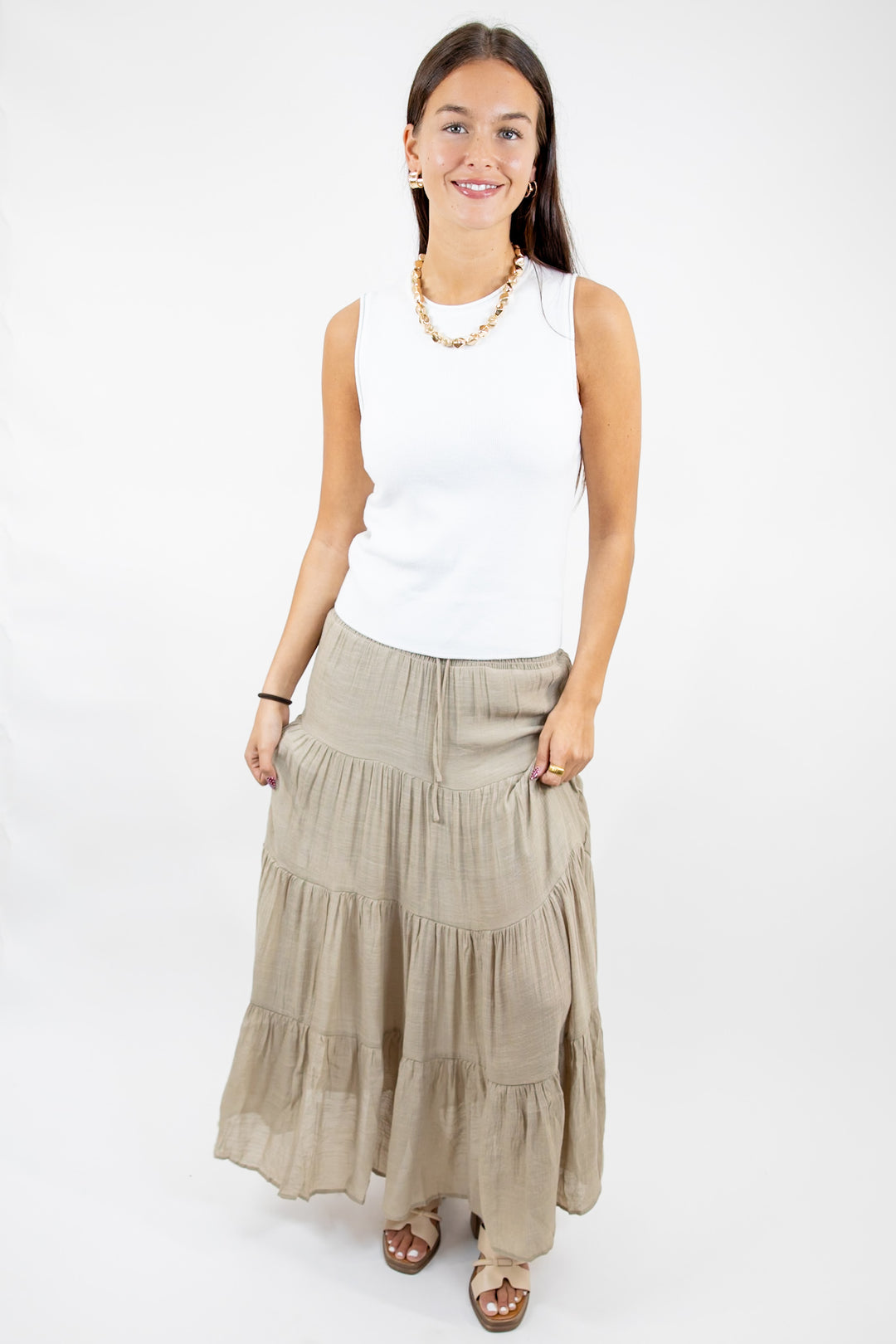 Ivory Everyday Luxe Tank