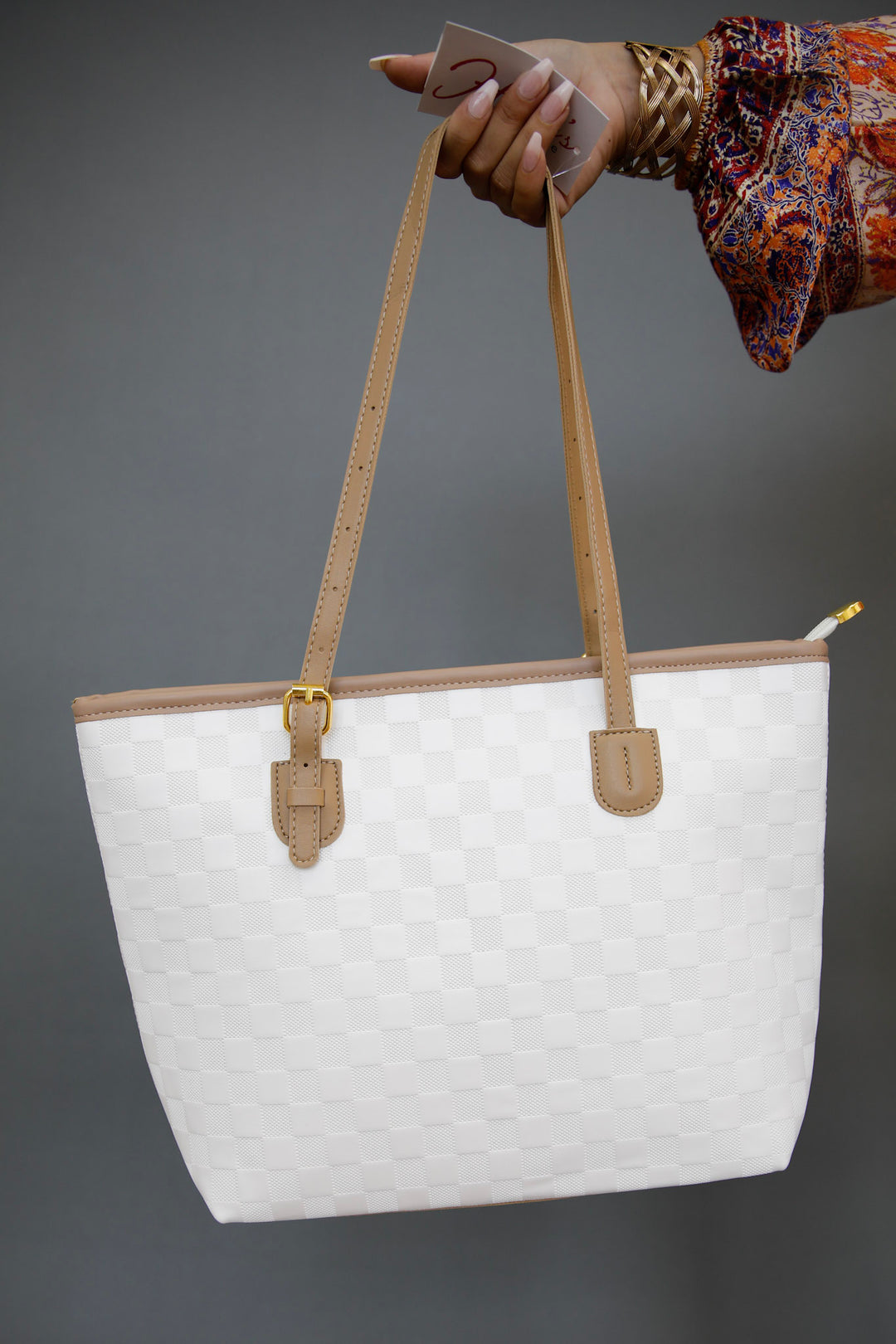 City Luxe Woven Tote