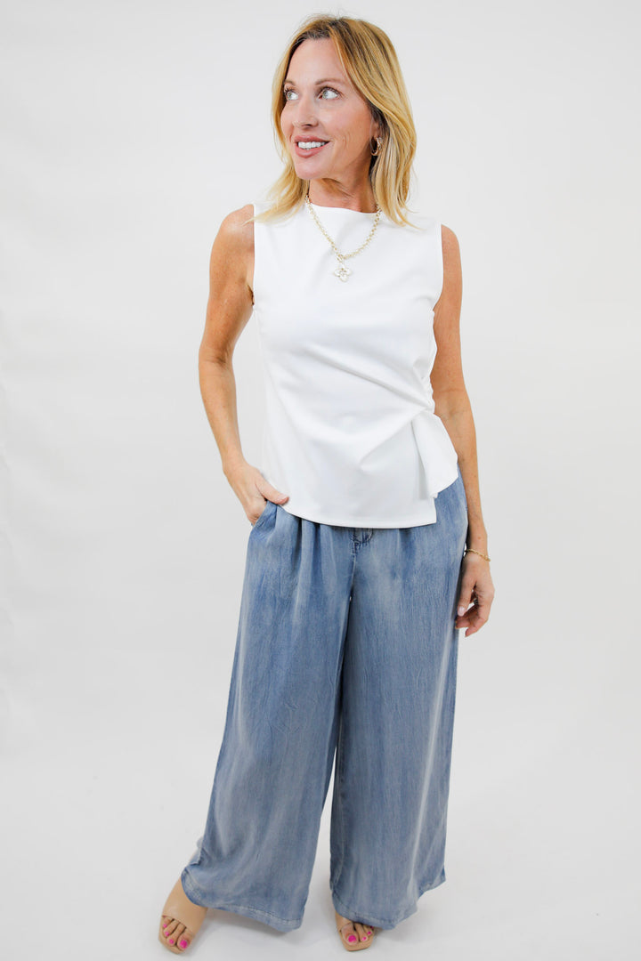 Driftwood Days Wide Leg Trousers