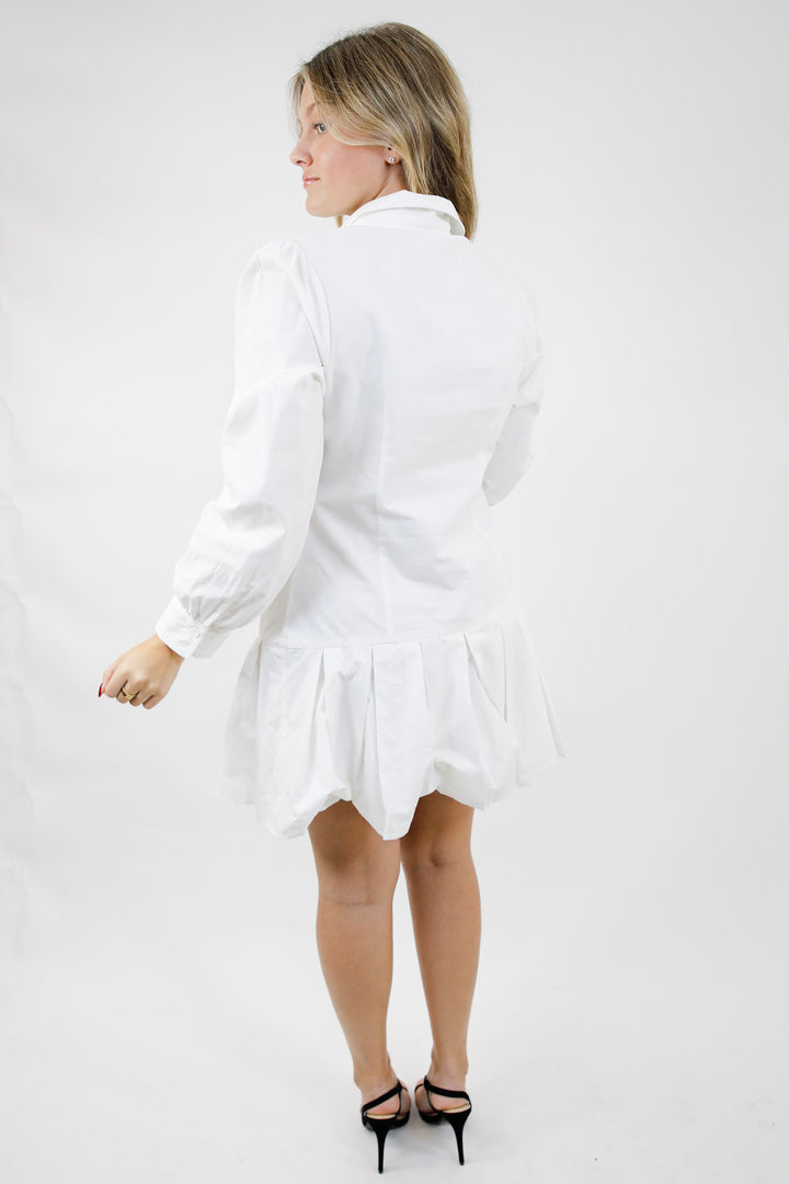 Simple Days Cotton Pleated Dress