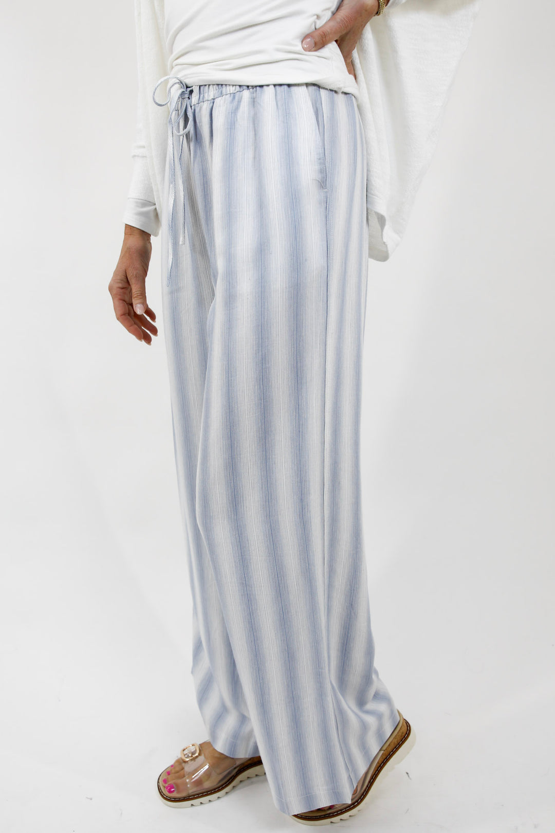 Harborlight Stripe Wide Leg Pants
