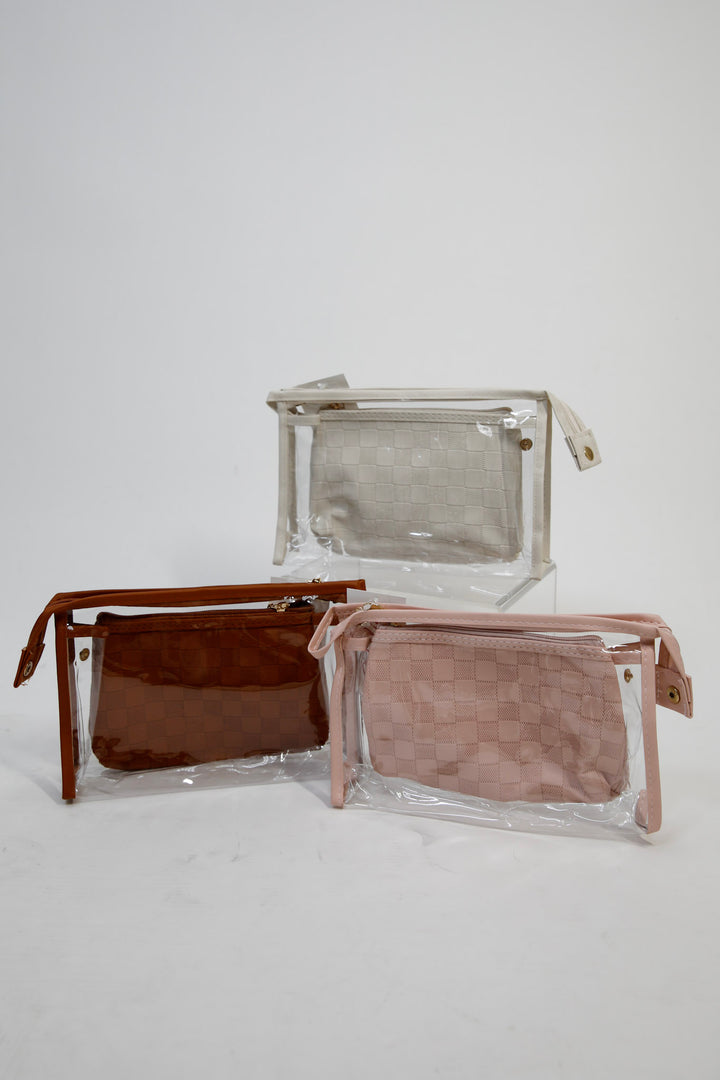 Checkmate Duo Travel Makeup Bag Set
