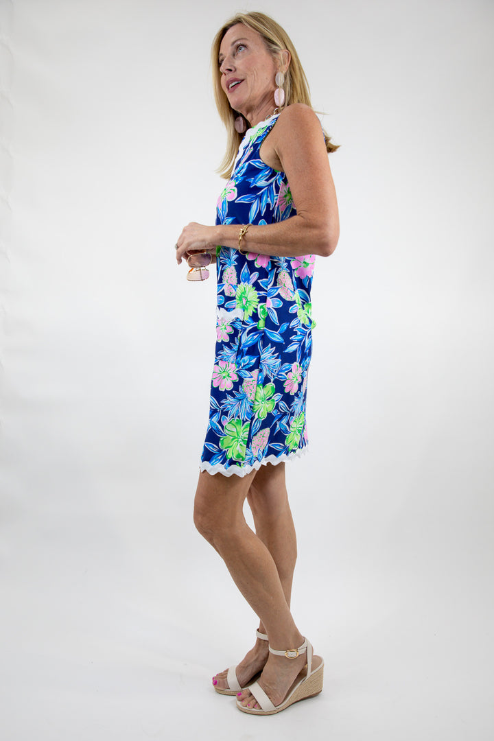 Lace Detail Sleeveless Dress