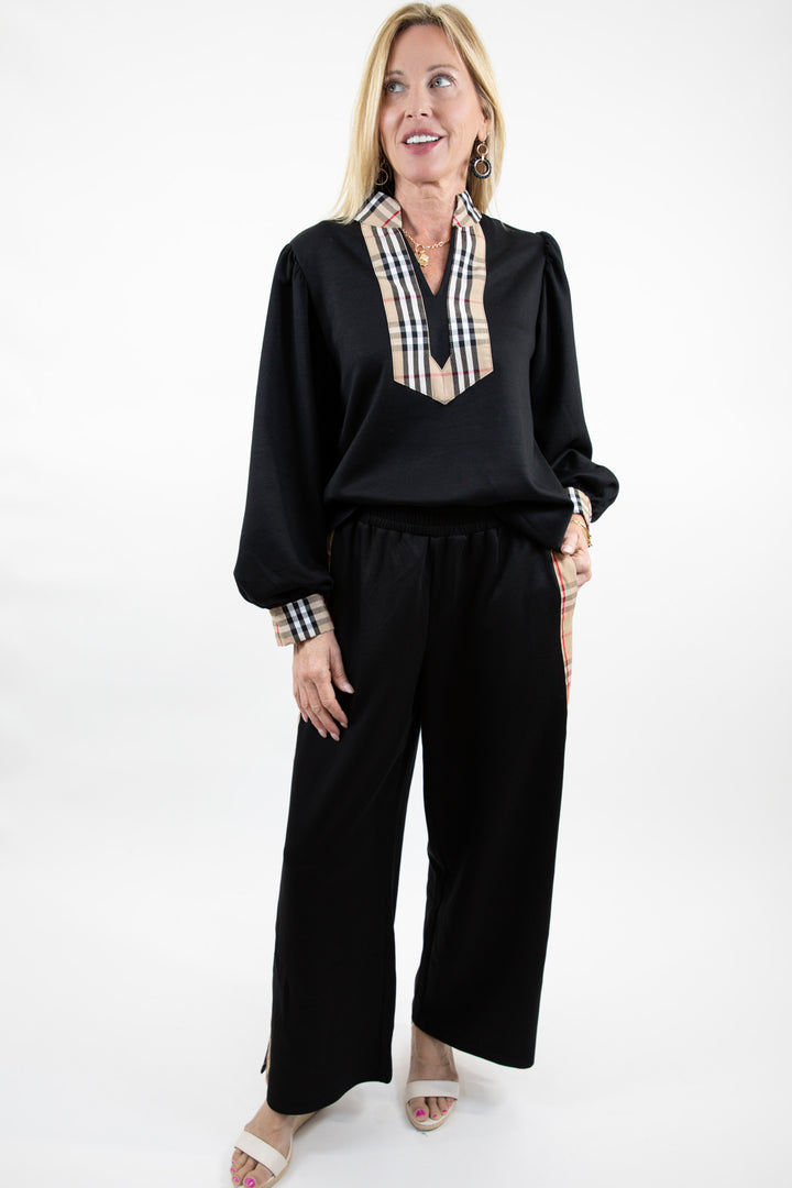 Midnight Ease Knit Top