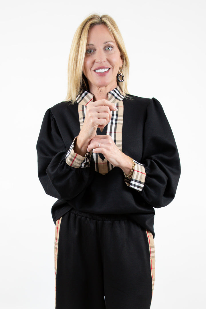 Midnight Ease Knit Top