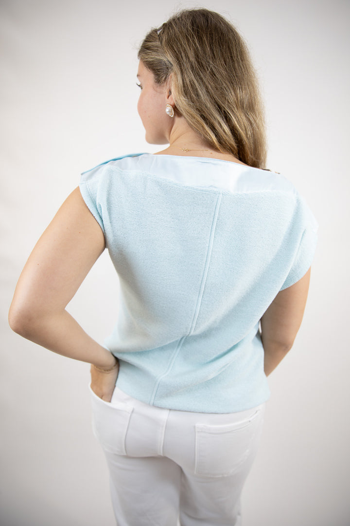 Button Detail Bateau Top