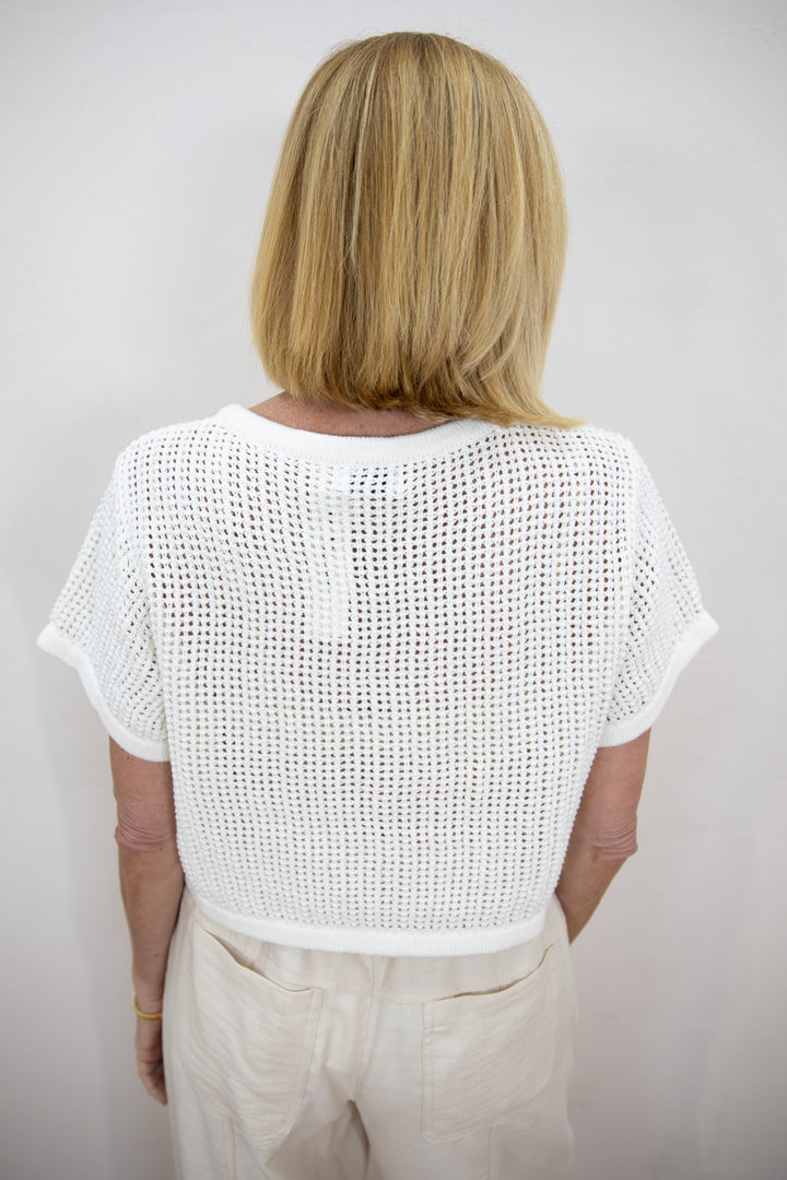 Crochet Button Cardigan