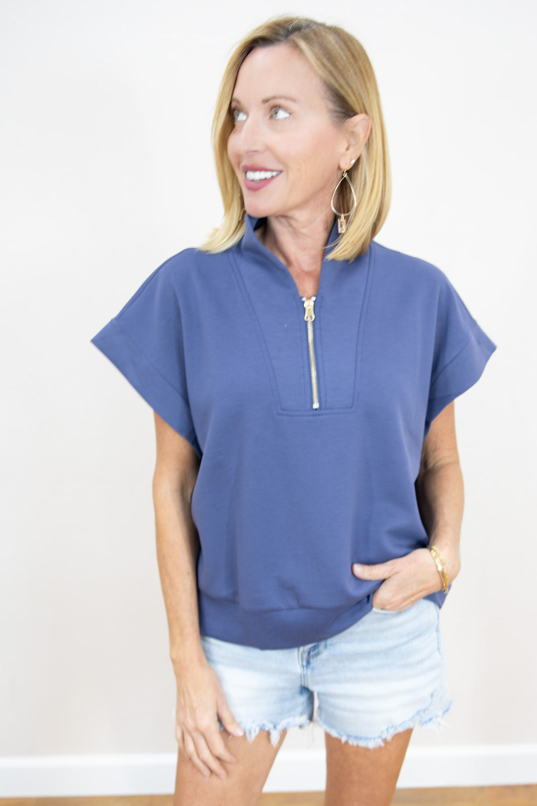 Avery Half Zip Scuba Vest