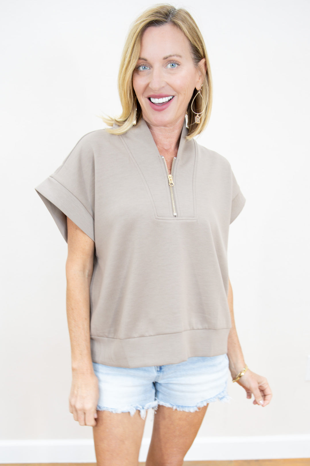 Avery Half Zip Scuba Vest