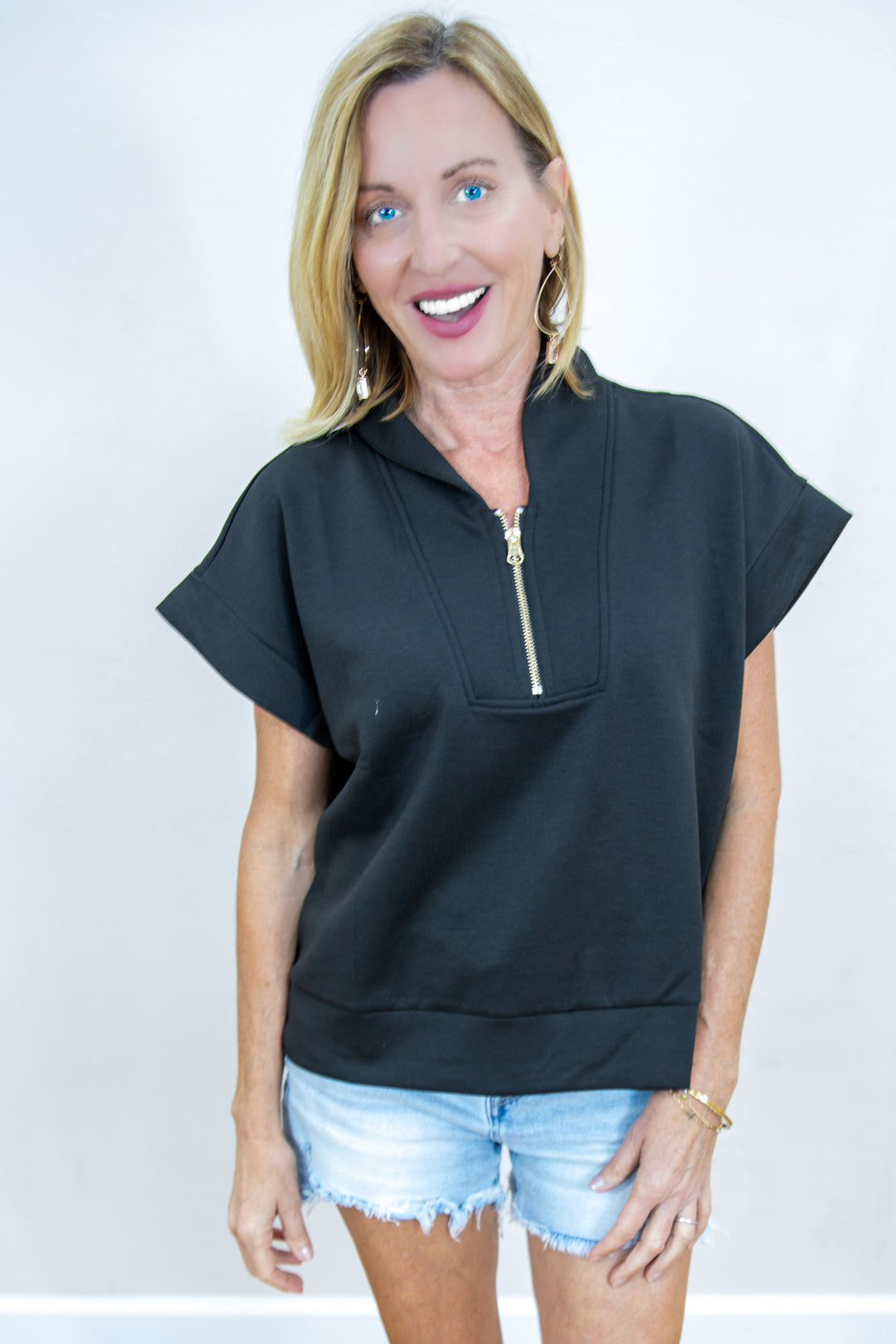 Avery Half Zip Scuba Vest