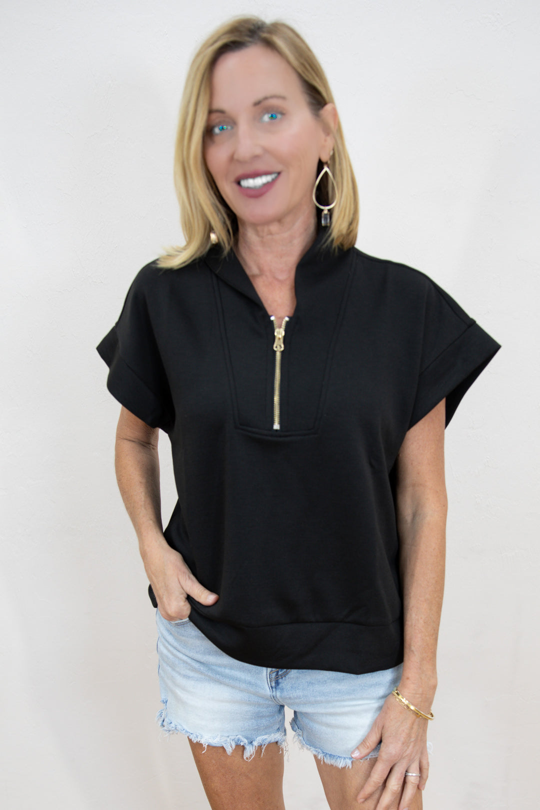 Avery Half Zip Scuba Vest