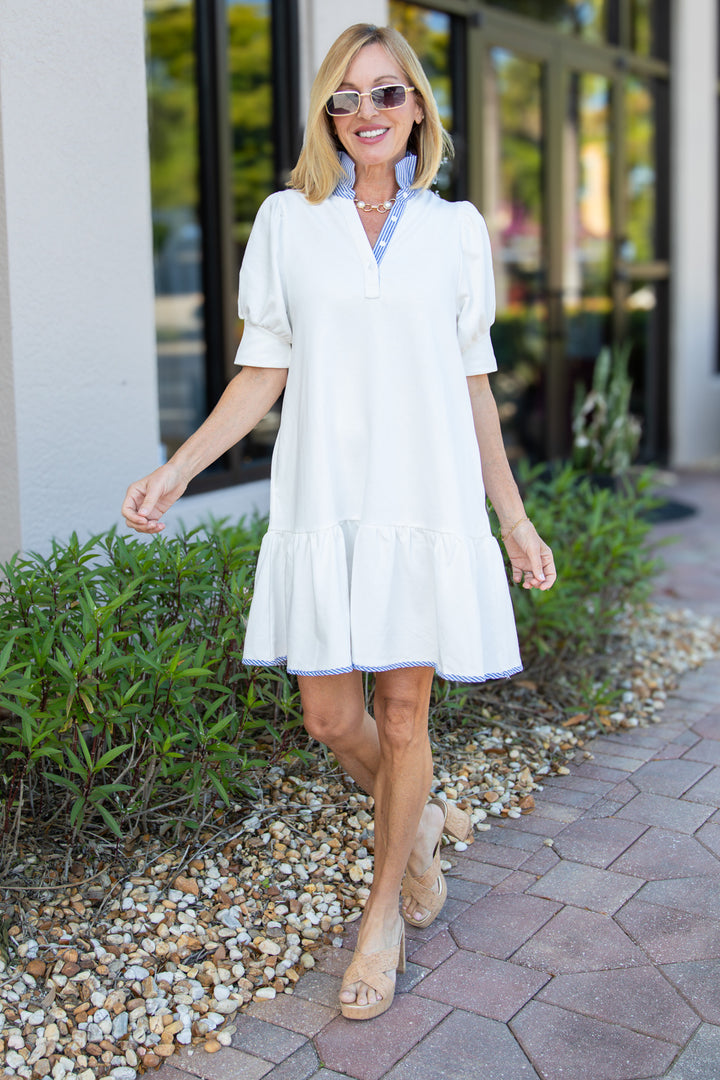 Sweet Stitch Textured Dress