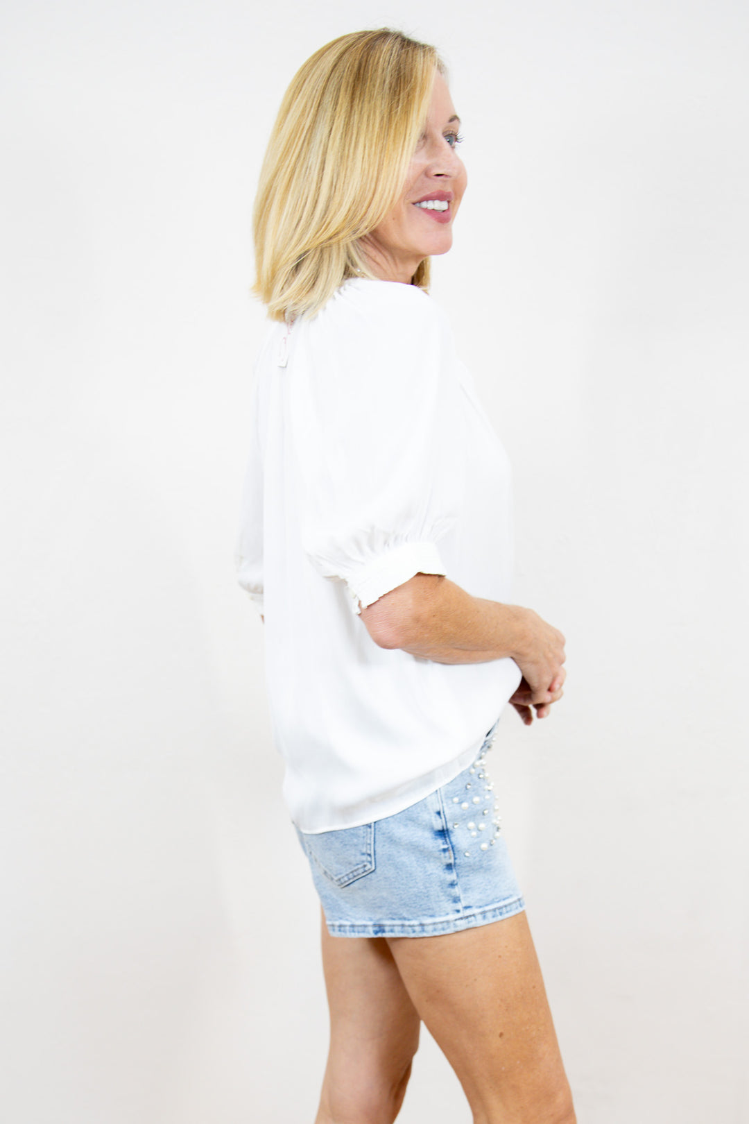 Soft Muse Ruffle Blouse