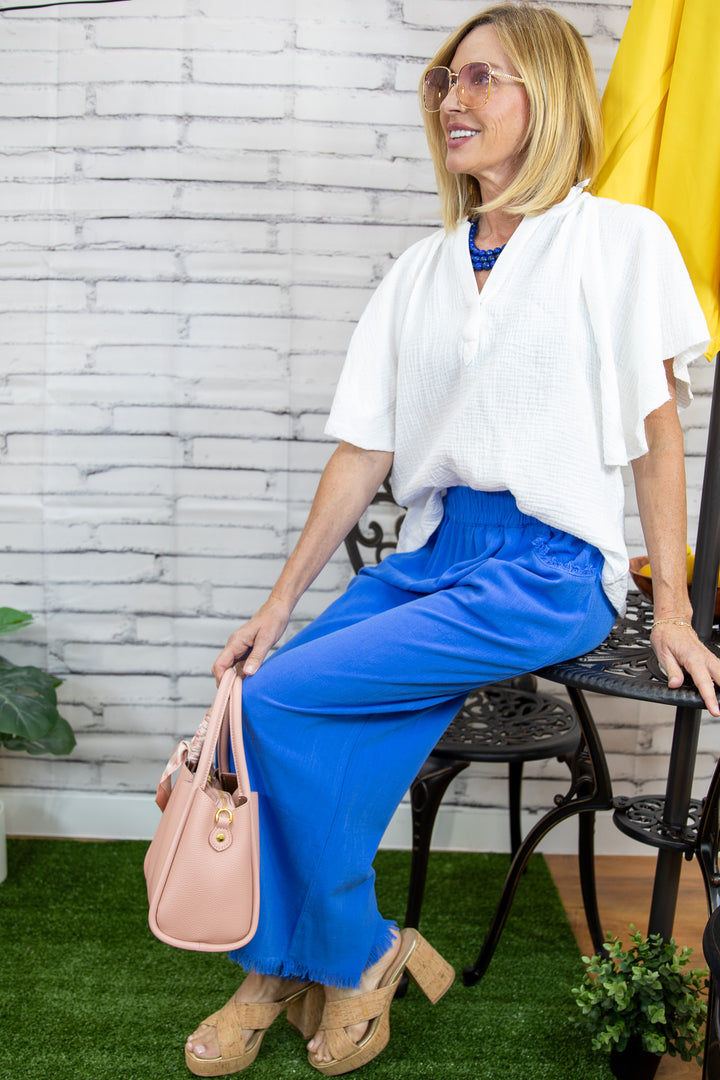 Washed Whisper Gauze Blouse