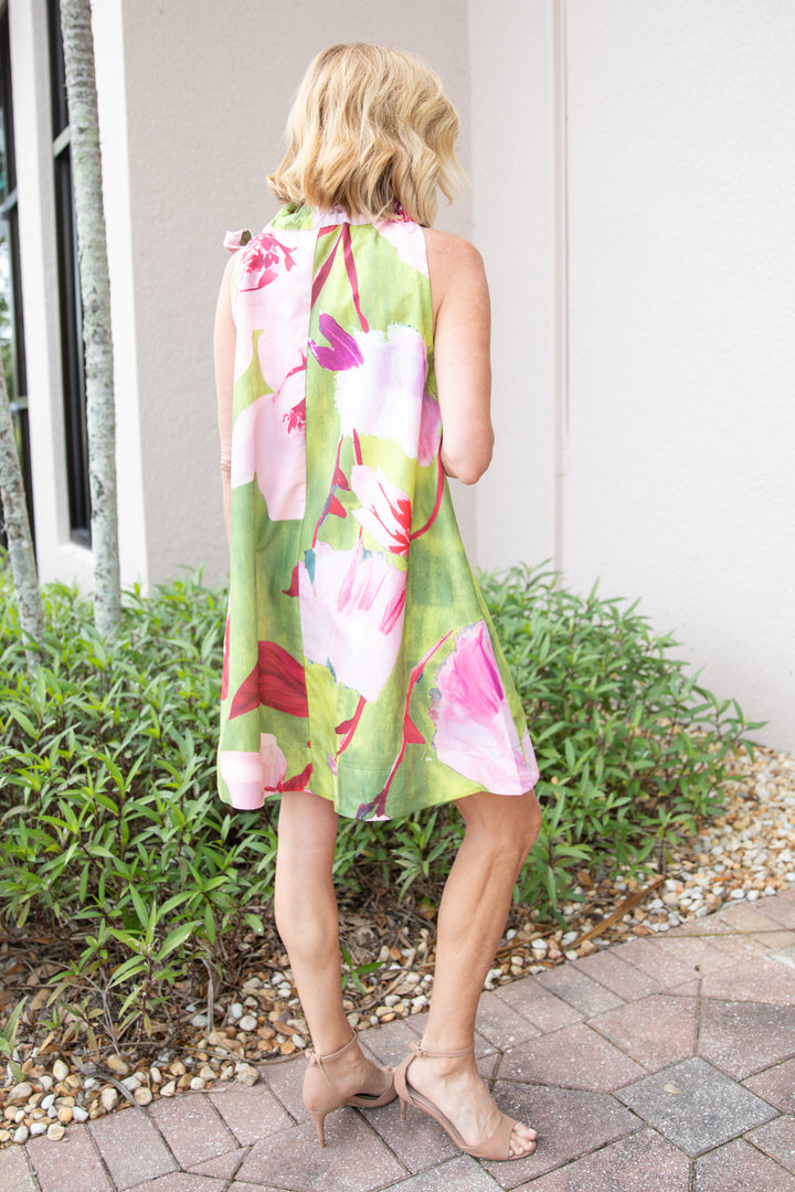 Playful Petal Ruffle Dress