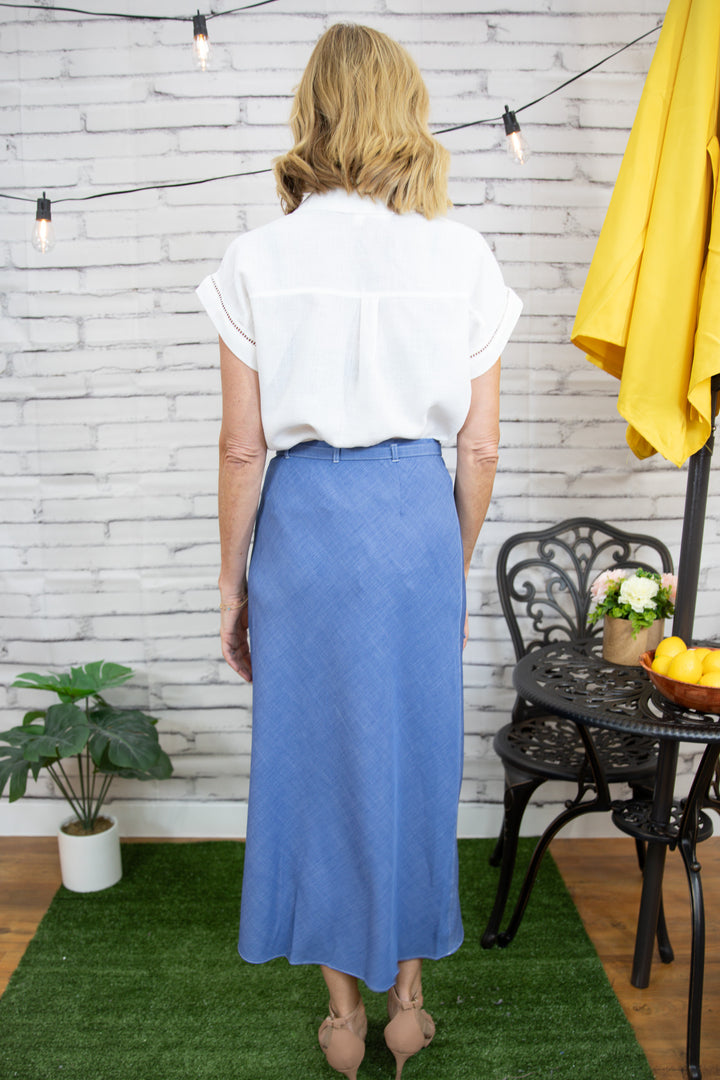 Boardwalk Bliss Midi Skirt