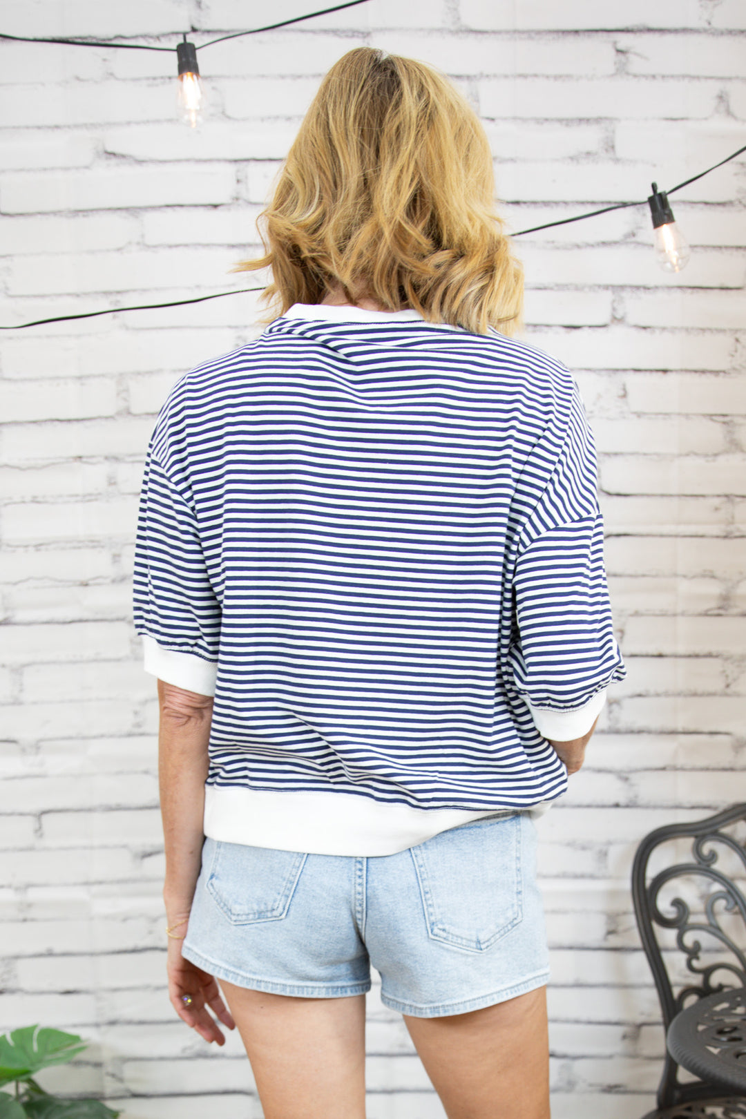 Monroe Stripe Knit Top