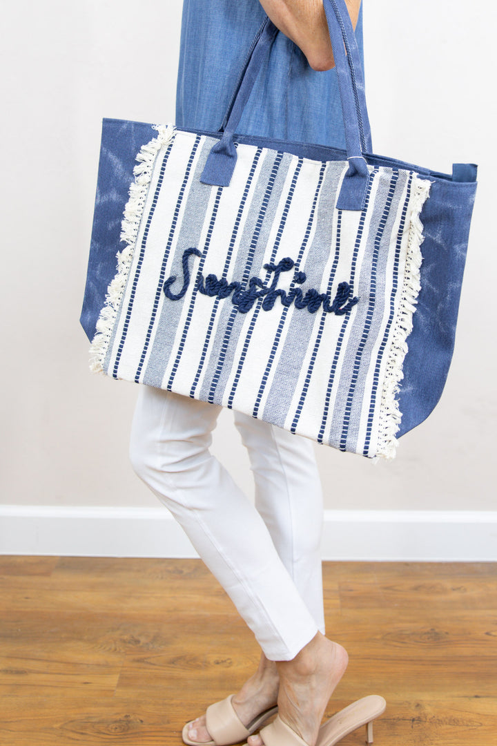 Weekend Sunshine Fringe Tote