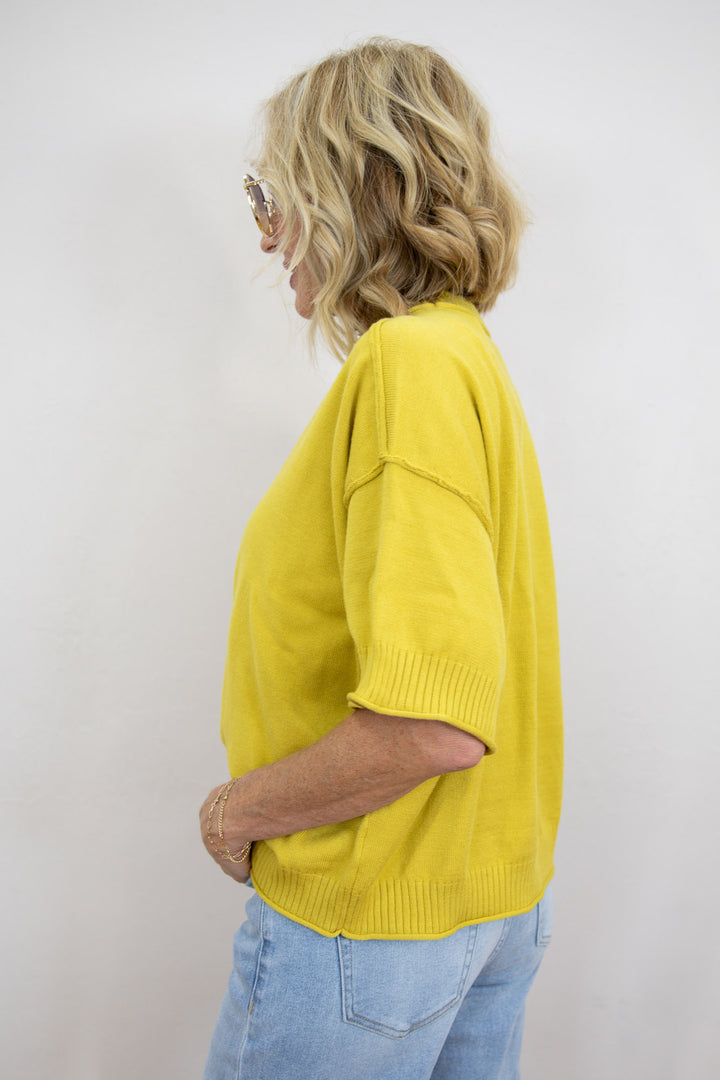 Stay Awhile Elbow Sleeve Sweater
