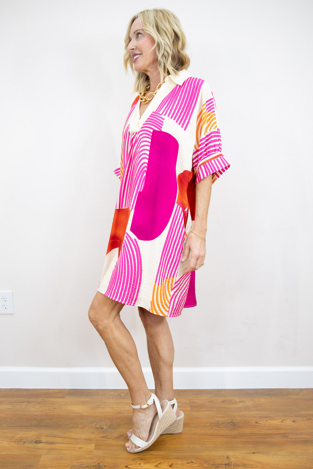 Fiesta Geo Pocket Dress