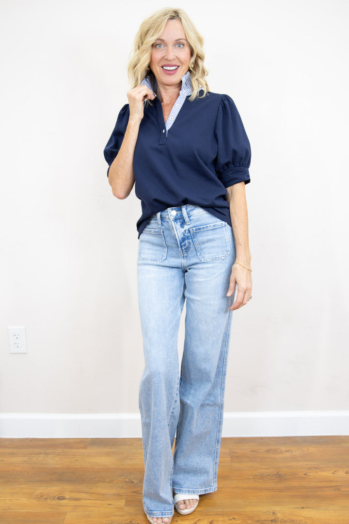 Worth the Stare Knit Top