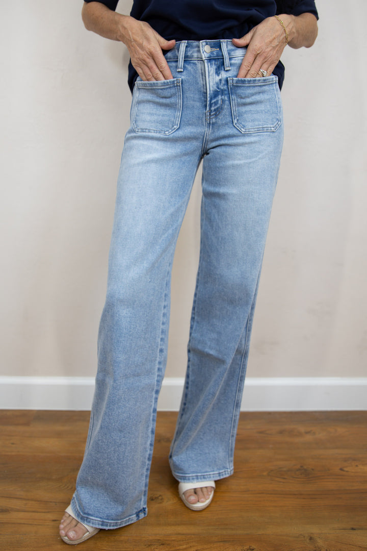 Flying Monkey On The Move Wide Leg Jeans