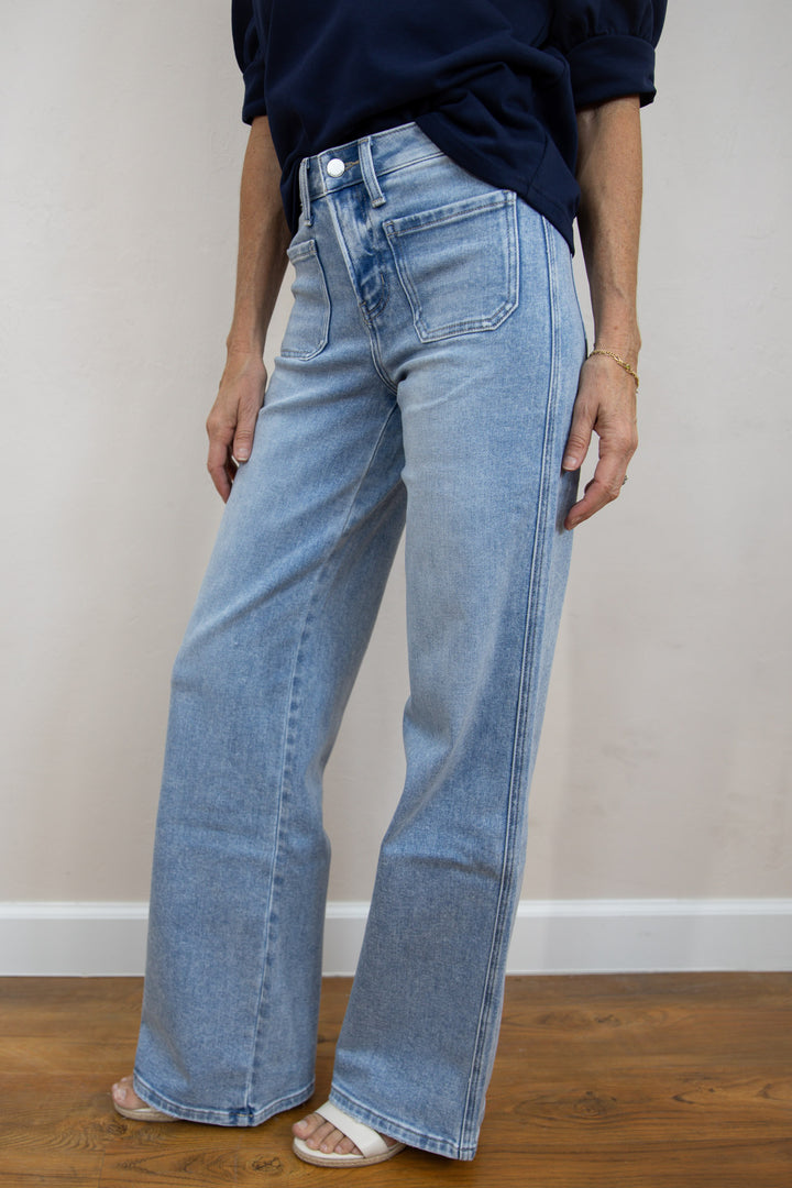 Flying Monkey On The Move Wide Leg Jeans