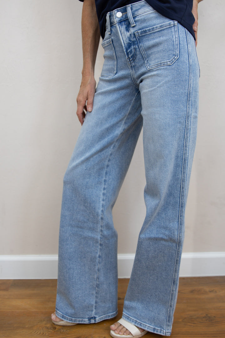 Flying Monkey On The Move Wide Leg Jeans