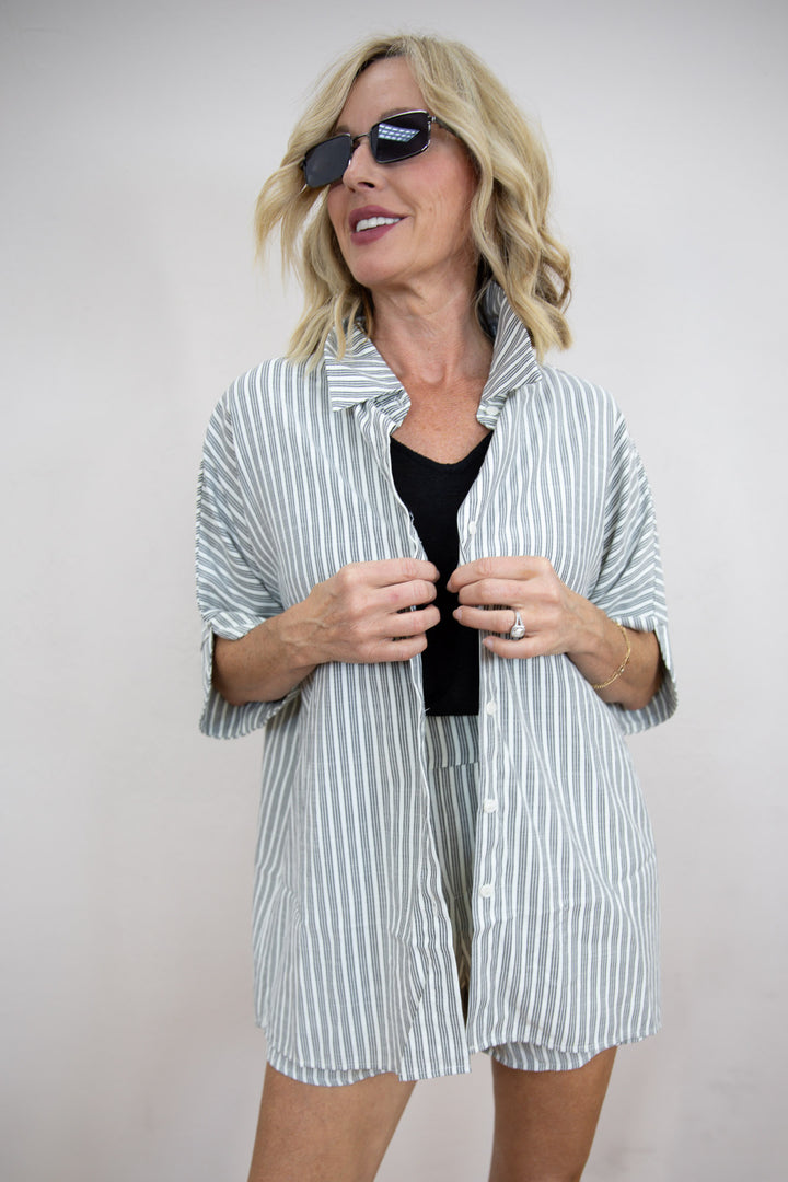 Contrast Raglan Shirt