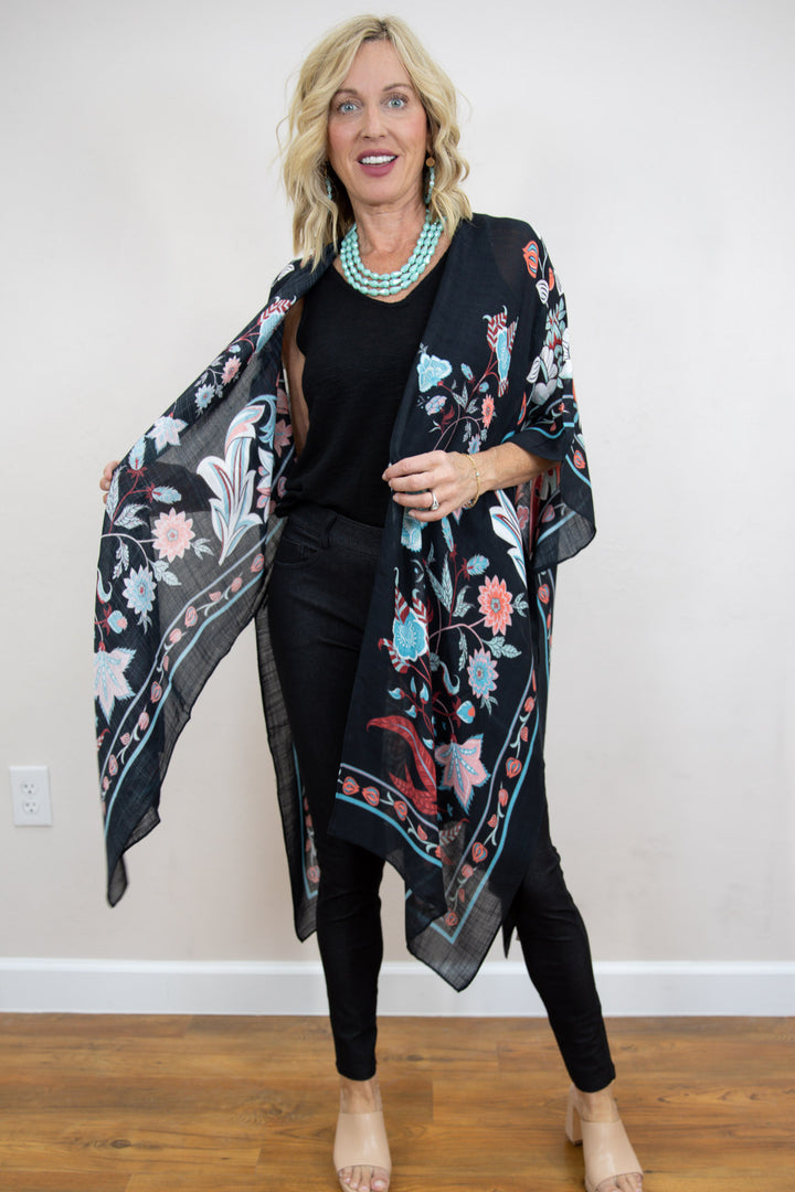 Midnight Garden Kimono