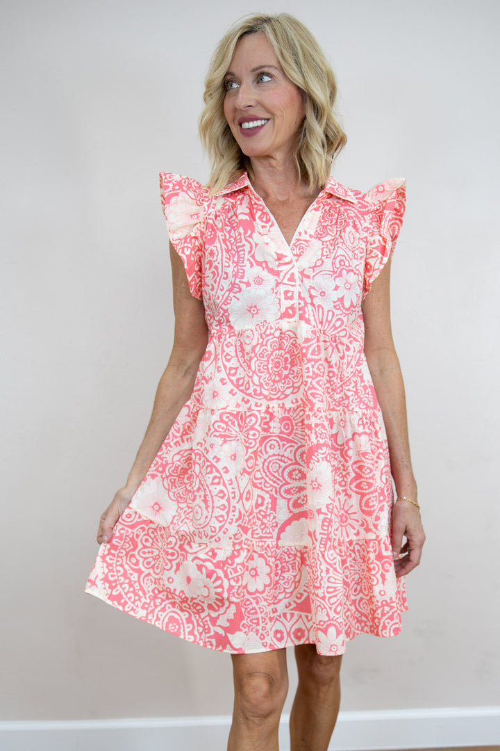 Just Peachy Easy Dress