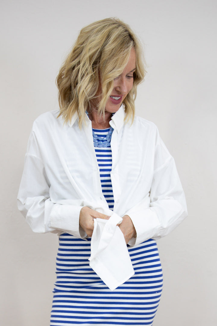 Ivory Coast Button Up Top