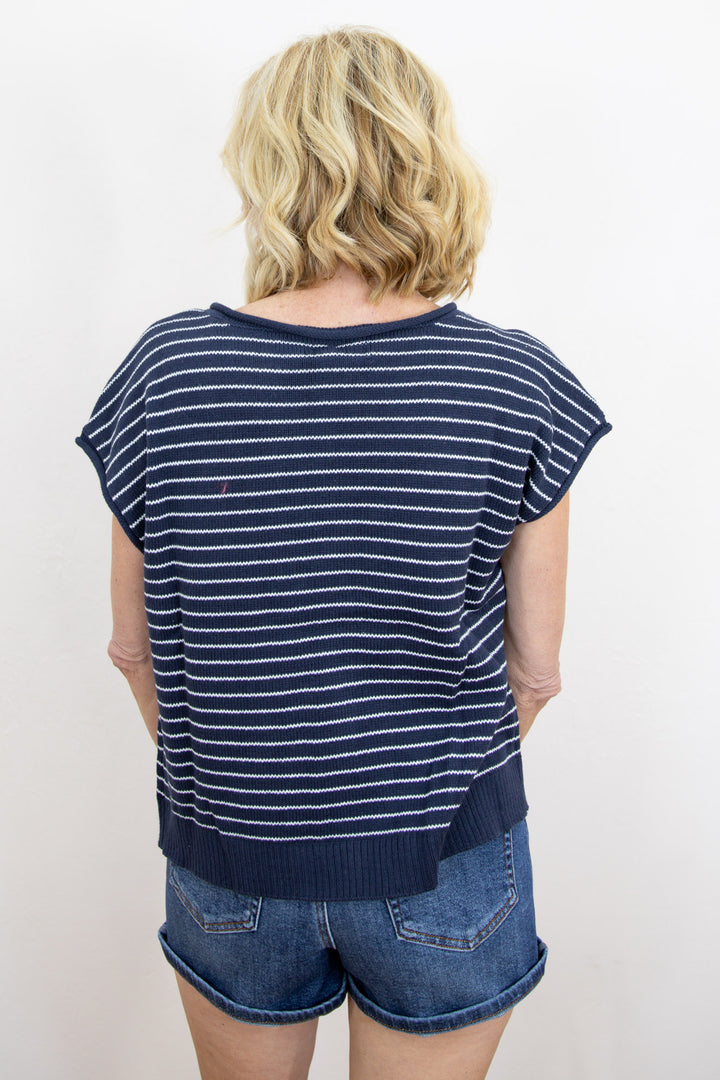 Lake House Stripe Cardigan