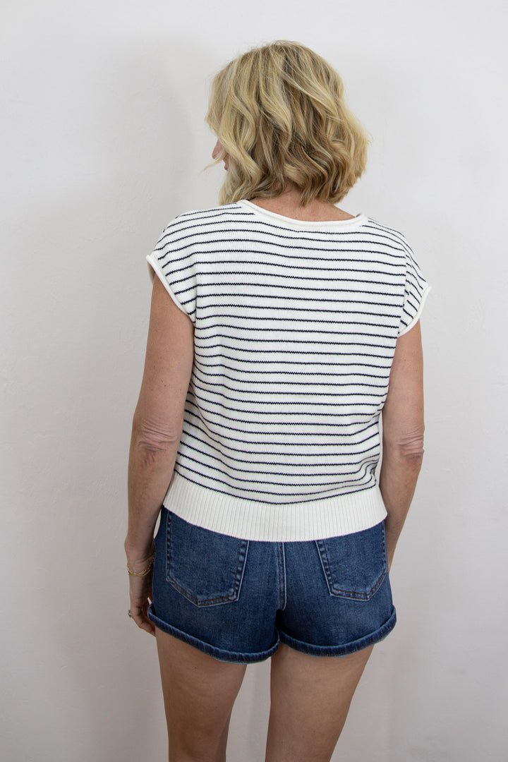 Lake House Stripe Cardigan