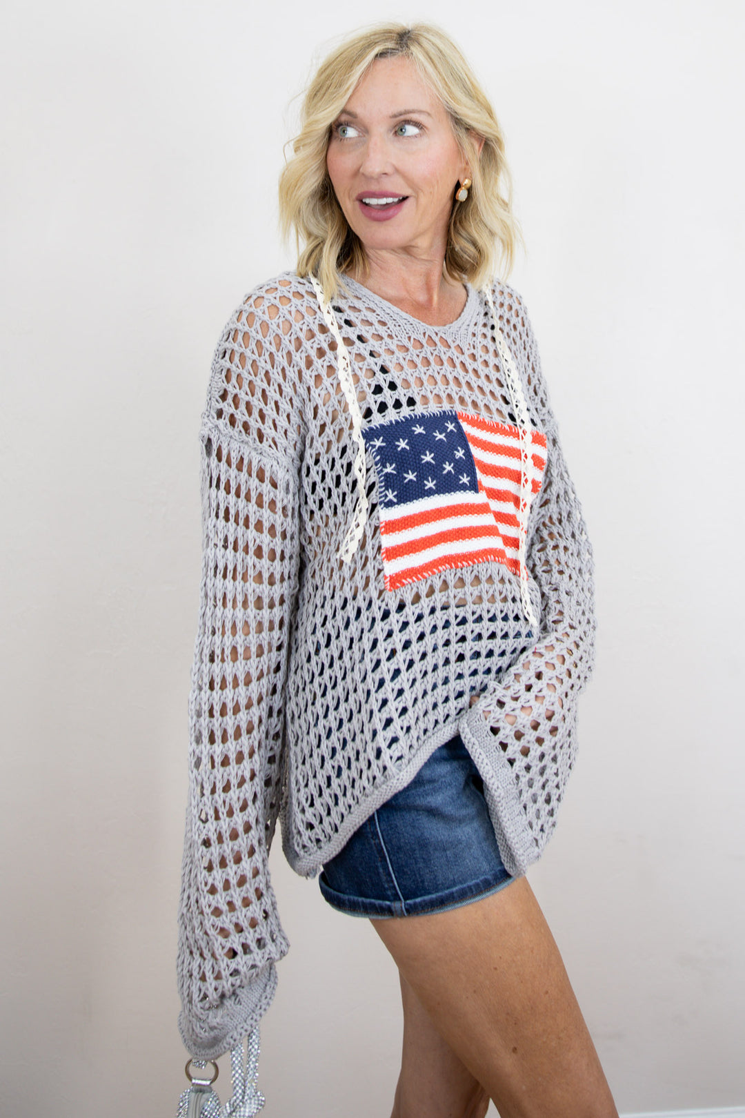 Stars and Stitches Hoodie Sweater