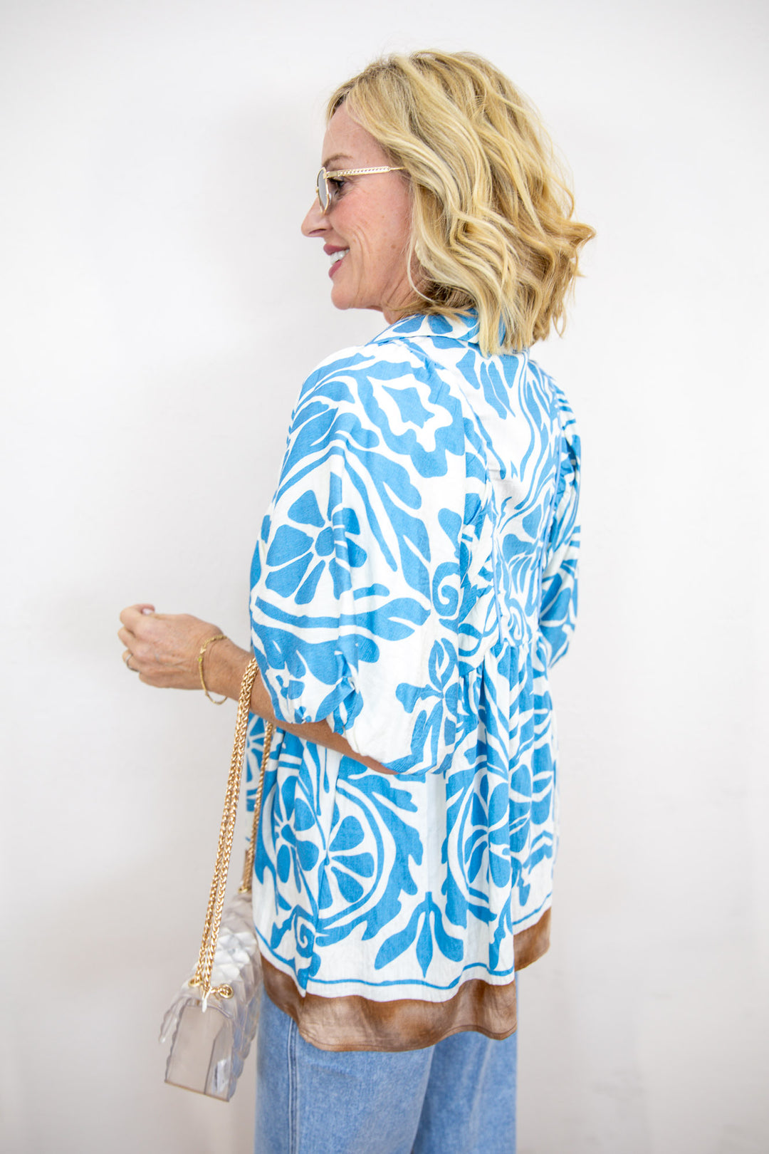 Blue Haven Textured Top