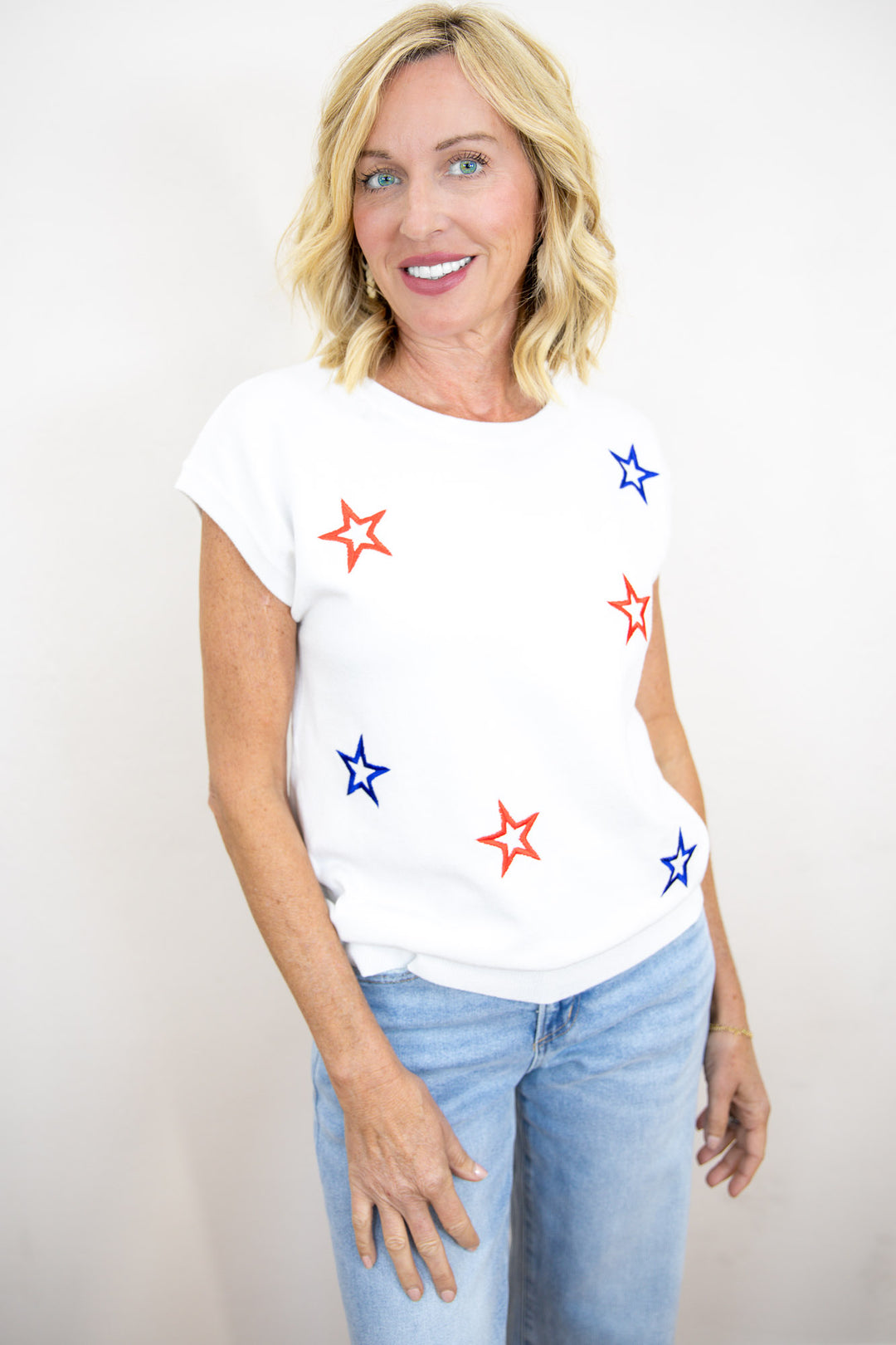 Star Spangled Knit Top