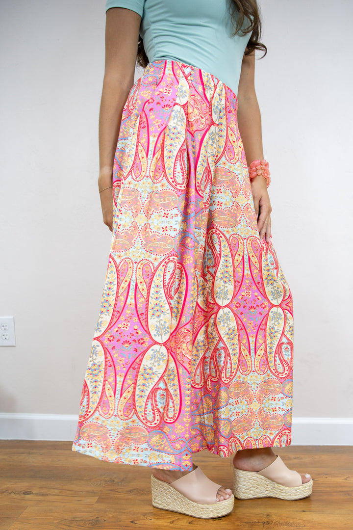 Double Take Wide Leg Pull On Pants