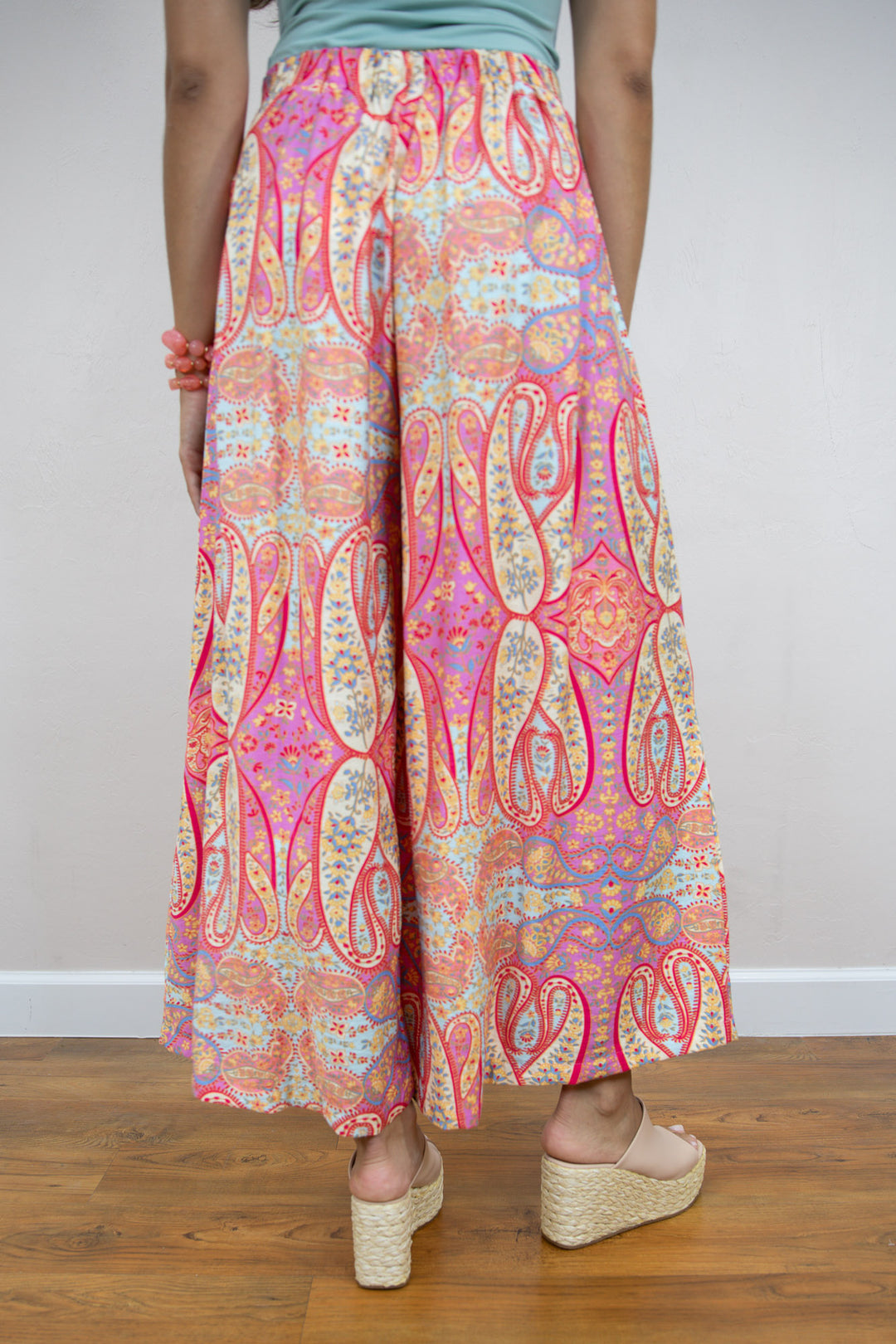 Double Take Wide Leg Pull On Pants