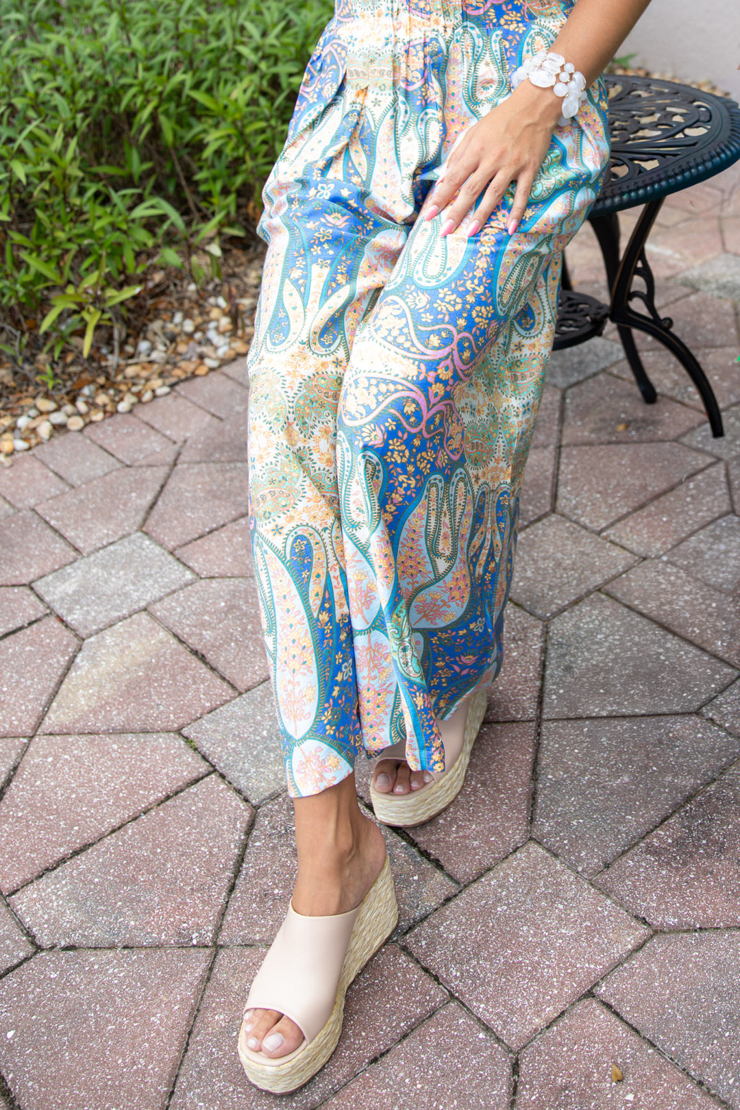 Double Take Wide Leg Pull On Pants