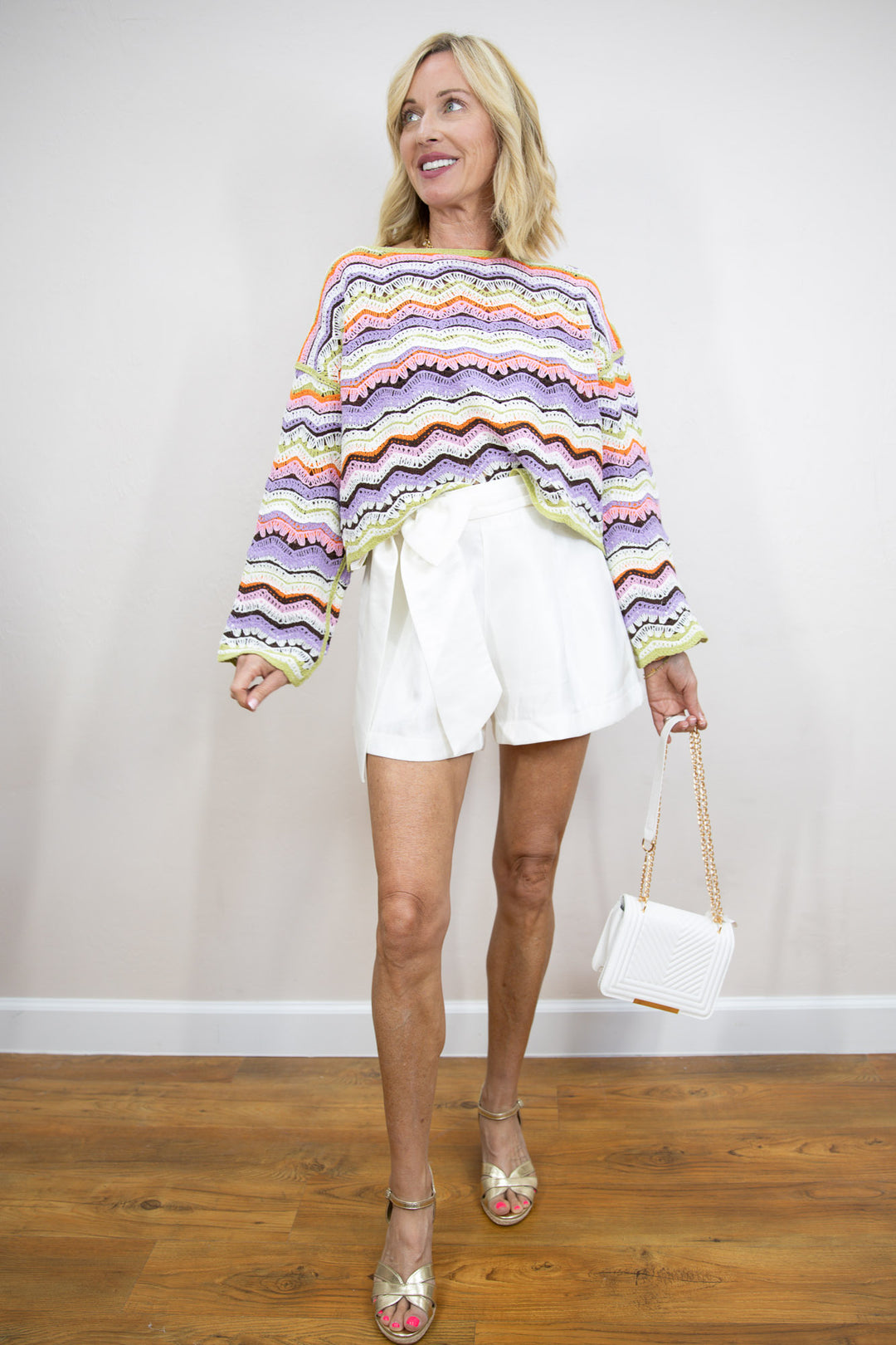 Bow Moment Pleated Shorts
