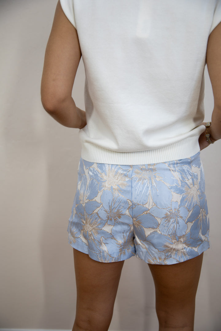 Jacquard High Waist Skirt