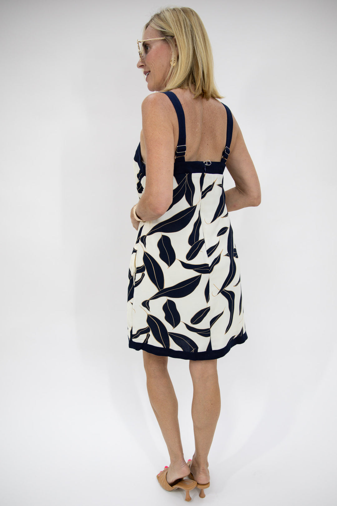 Navy Pocket Mini Dress