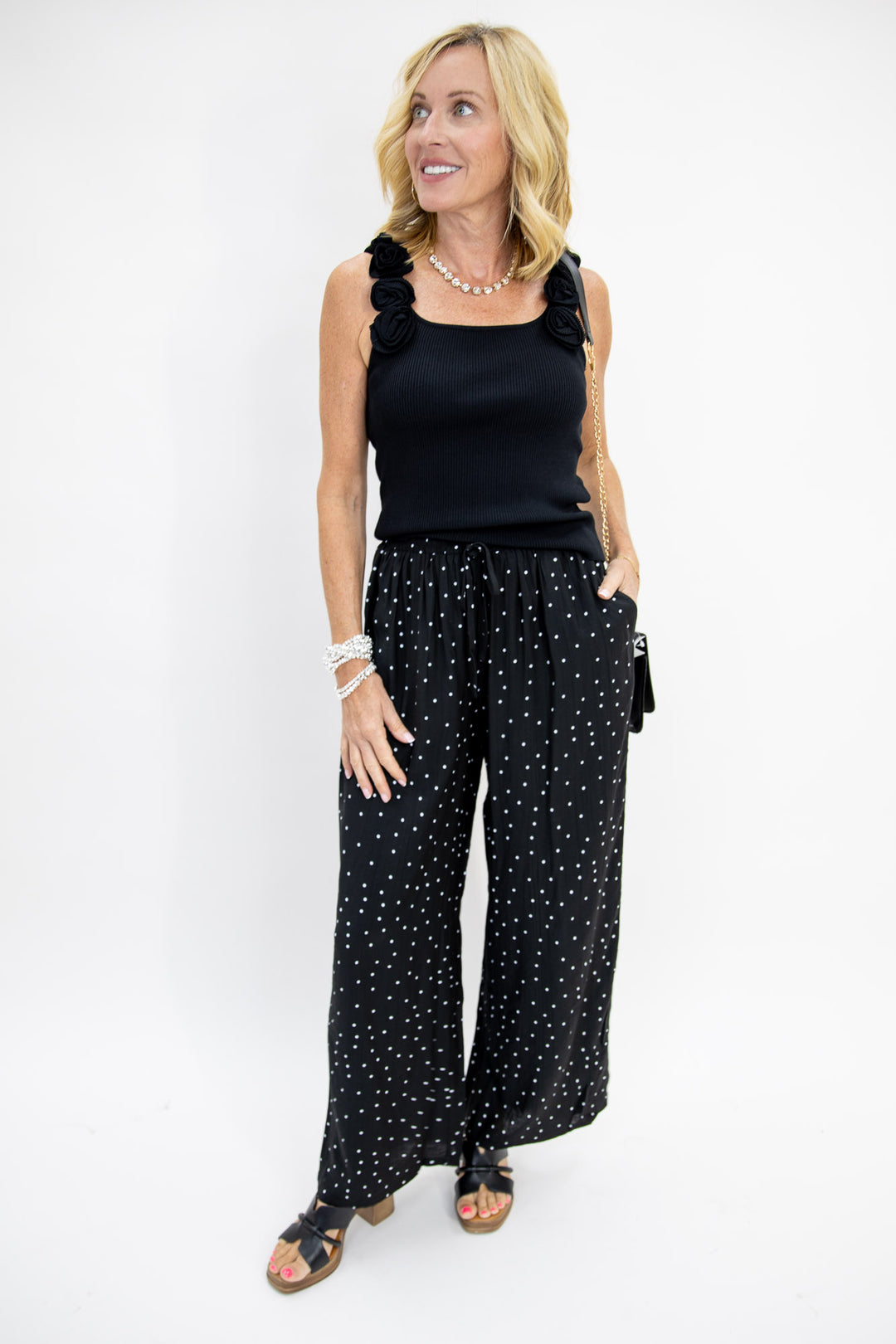 Bloom Detail Ribbed Tank