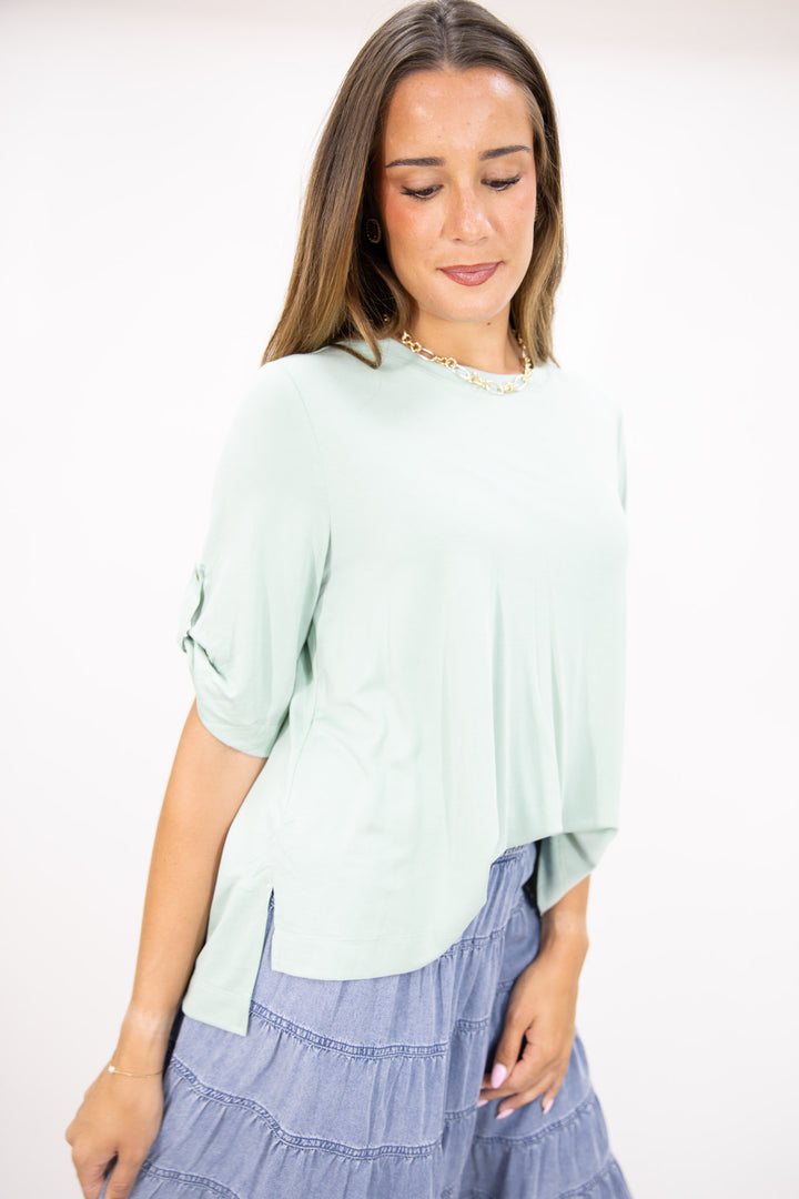 Sunday Soft Roll Sleeve Tee