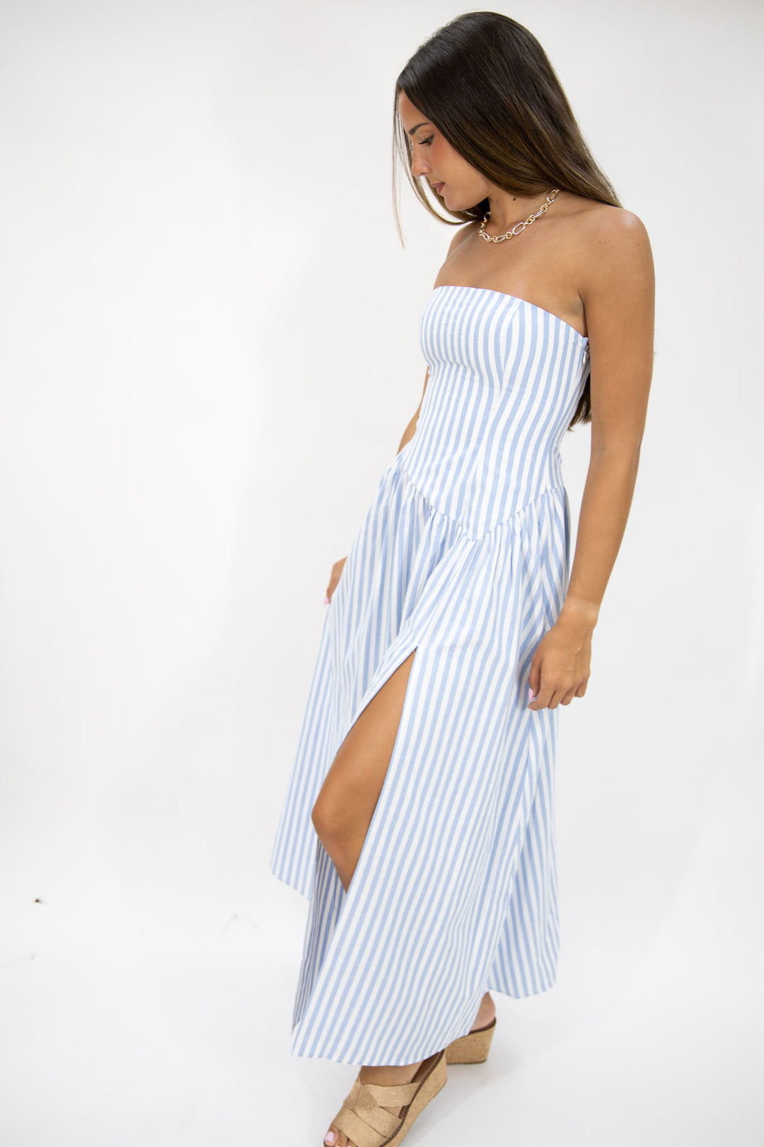 Seaside Stroll Maxi Dress