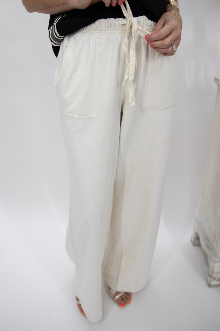 Washed Wander Wide Leg Pants