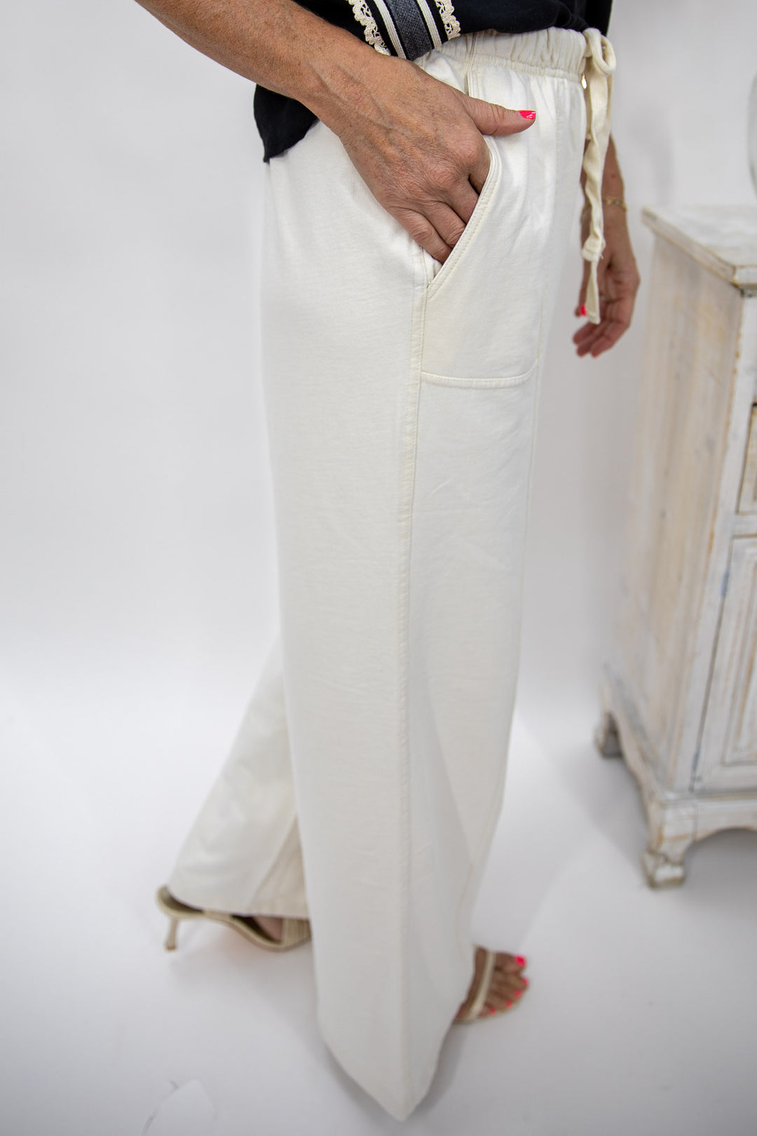 Washed Wander Wide Leg Pants